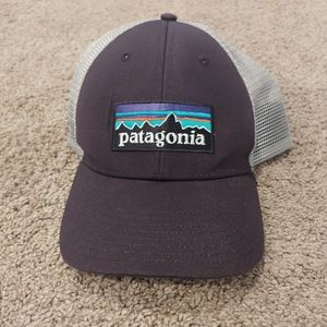 Patagonia Roy Fitz Logo Trucker Hat Purple